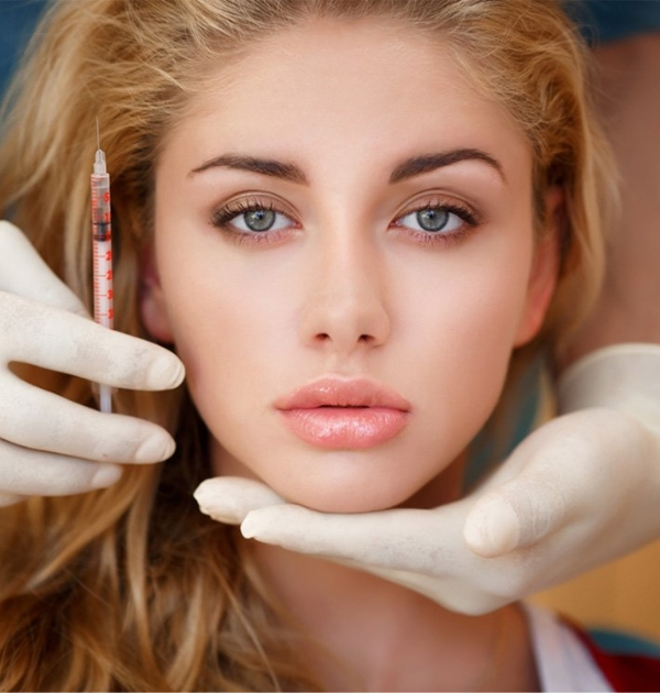 a closeup of a BOTOX patient