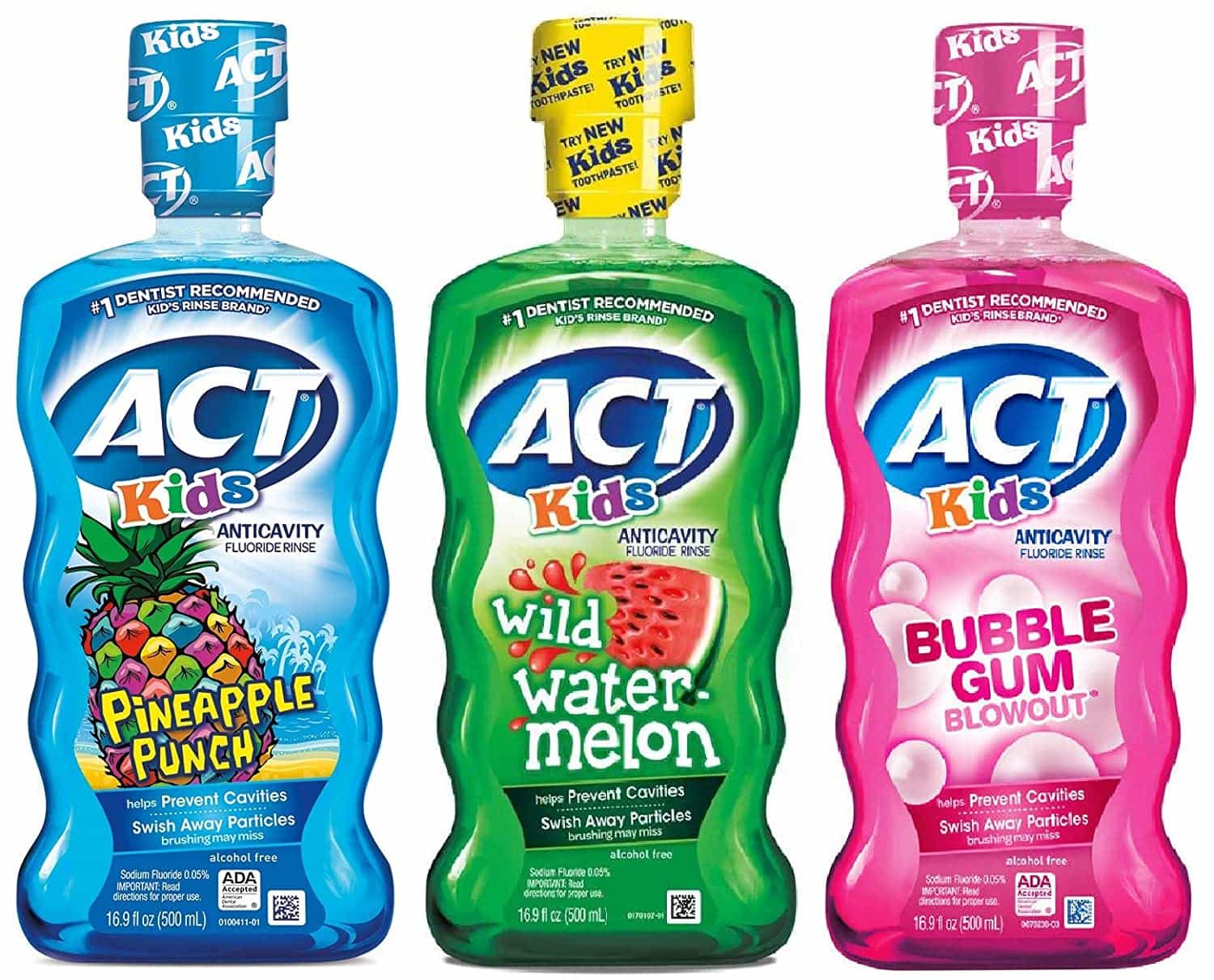 A C T mouthwash for kids