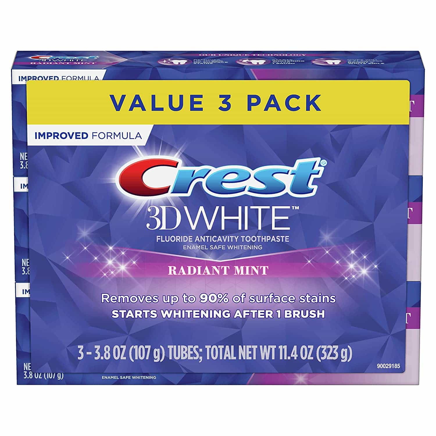 Pack of Crest 3 D White strips