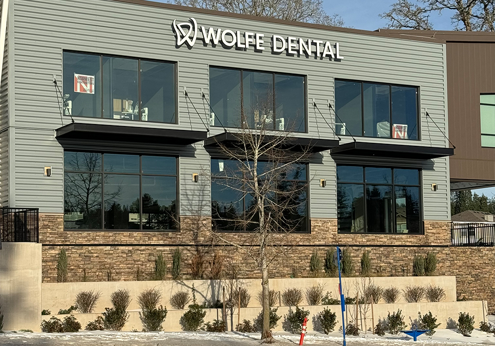 Exterior of Wolfe Dental Cedar Mill dental office in Beaverton